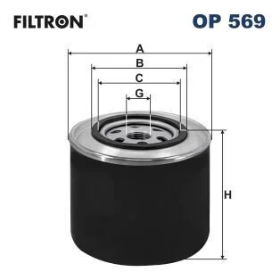 Фільтр масла FILTRON OP569