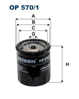 Масляный фильтр FILTRON OP 570/1
