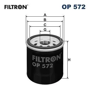 Масляный фильтр FILTRON OP572