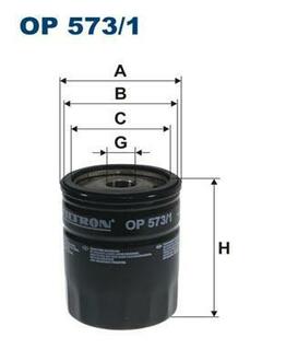 Фільтр масляний FILTRON OP 573/1