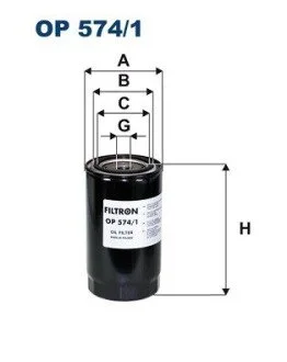 Фильтр масляный FILTRON OP 574/1