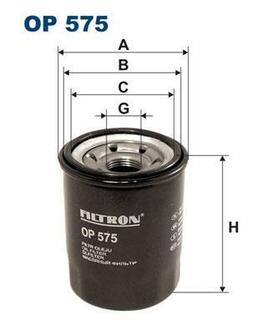 Масляный фильтр FILTRON OP575 (фото 1)