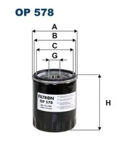 Фільтр масляний FILTRON OP 578