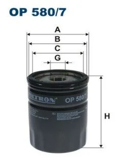 Фильтр масляный FILTRON OP 580/7