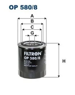 Масляный фильтр FILTRON OP 580/8