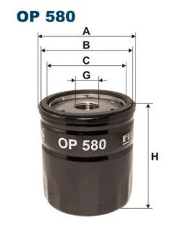 Фільтр масляний FILTRON OP 580