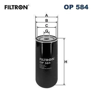 Фильтр масляный FILTRON OP 584 (фото 1)