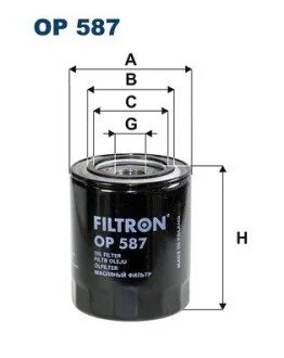 Масляный фильтр FILTRON OP 587
