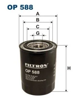 Фильтр масляный FILTRON OP 588