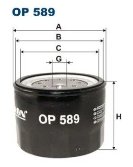 Фільтр масляний FILTRON OP 589