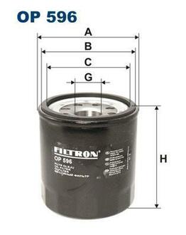 Фільтр масляний FILTRON OP 596