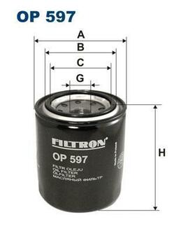 Фільтр масляний FILTRON OP 597 (фото 1)