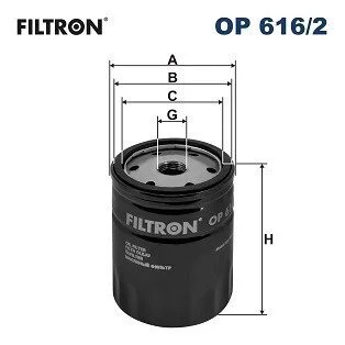 Фiльтр масляний FILTRON OP6162