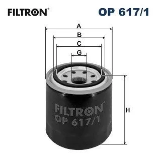 Фильтр масляный FILTRON OP 617/1