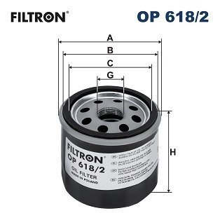 Фільтр масляний FILTRON OP 618/2