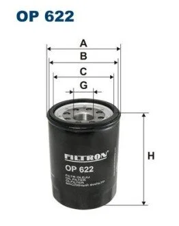 Фильтр масляный FILTRON OP 622
