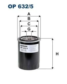 Фільтр масляний FILTRON OP 632/5