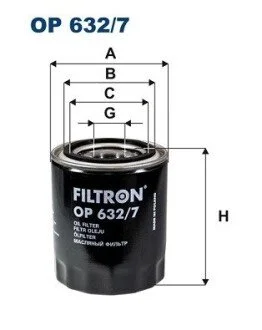 Фільтр масляний FILTRON OP 632/7