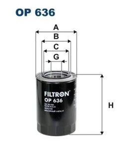 Фильтр масляный FILTRON OP 636