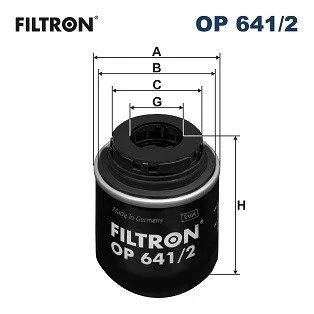 Фільтр масляний FILTRON OP 641/2