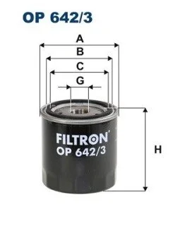 Масляный фильтр FILTRON OP 642/3