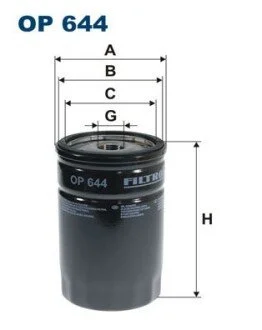 Фильтр масляный FILTRON OP 644