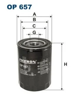Фильтр масляный FILTRON OP 657