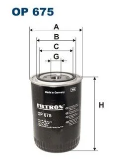 Фільтр масляний FILTRON OP 675