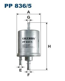 Фильтр топлива FILTRON PP 836/5