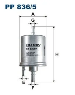 Фильтр топлива FILTRON PP 836/5