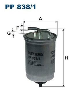 Фильтр топлива FILTRON PP 838/1