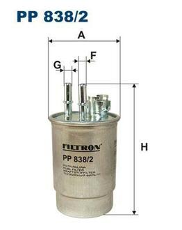 Топливный фильтр FILTRON PP 838/2