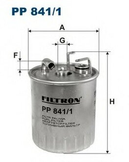 Фільтр палива FILTRON PP 841/1