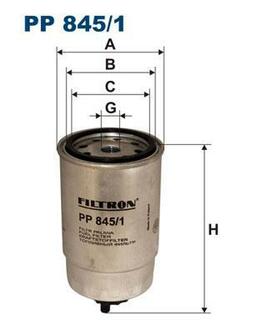 Фільтр палива FILTRON PP 845/1