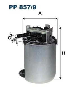 Фільтр палива FILTRON PP857/9