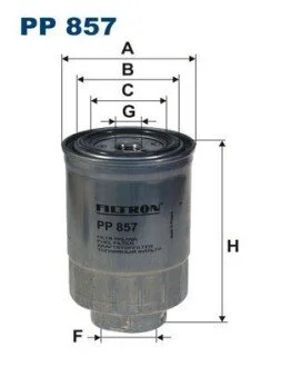 Фільтр палива FILTRON PP 857