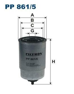 Фильтр топлива FILTRON PP 861/5