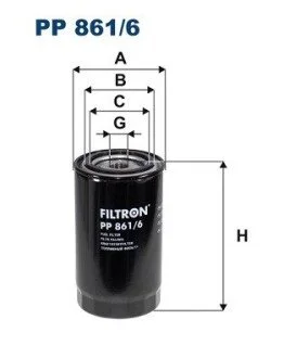 Фильтр топлива FILTRON PP 861/6