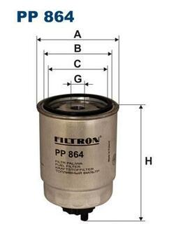 Фильтр топлива FILTRON PP 864