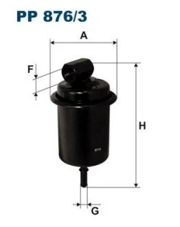Фильтр топлива FILTRON PP 876/3 (фото 1)