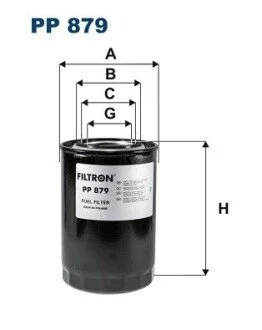 Фильтр топлива FILTRON PP 879 (фото 1)