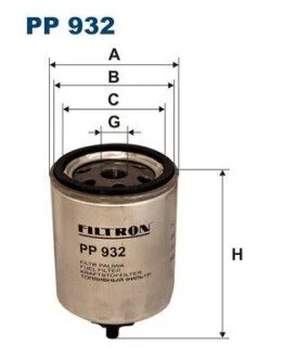 Фильтр топлива FILTRON PP 932