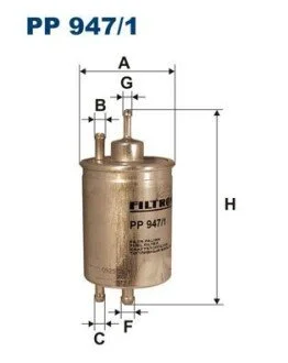 Фильтр топлива FILTRON PP 947/1
