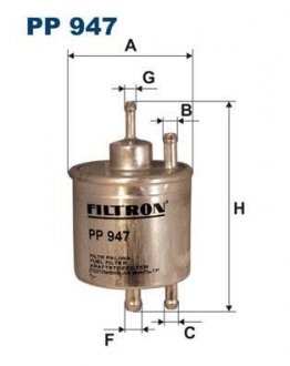 Фільтр палива FILTRON PP947/3 (фото 1)