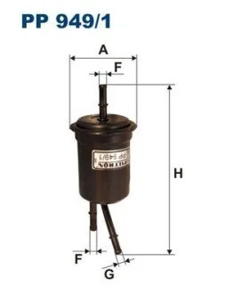 Фільтр палива FILTRON PP 949/1