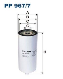 Фільтр палива FILTRON PP 967/7