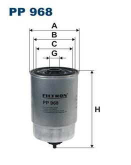 Фильтр топлива FILTRON PP 968/5 (фото 1)