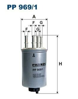 Фильтр топлива FILTRON PP 969/1 (фото 1)