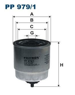 Фильтр топлива FILTRON PP 979/1