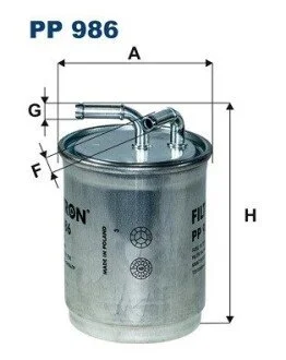Топливный фильтр FILTRON PP 986